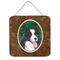 Micasa Border Collie Aluminium Metal Wall or Door Hanging Prints MI239615